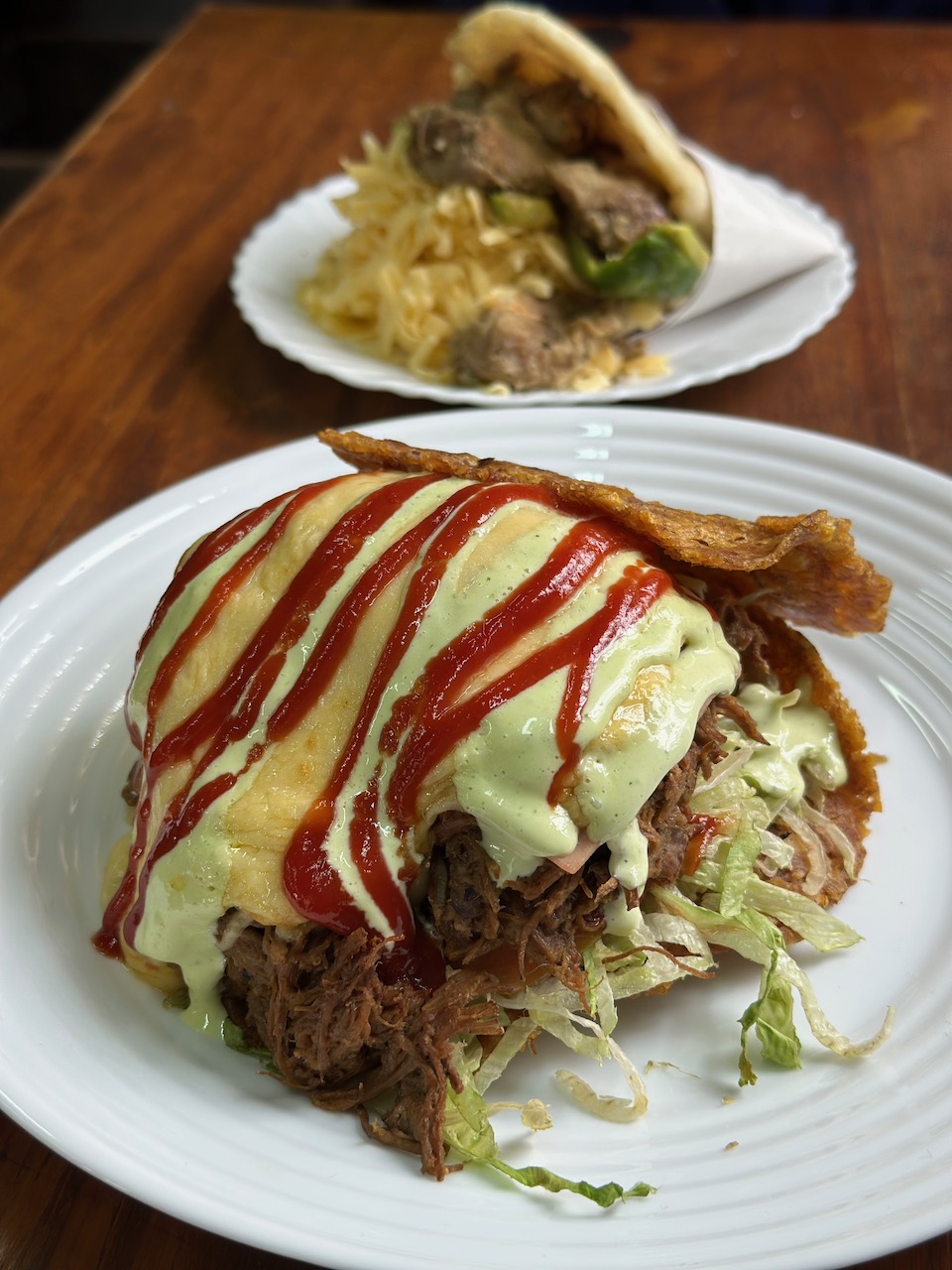 Patacon and Arepas, Venezuelan Food in Mendoza, La Cocina de Nelson